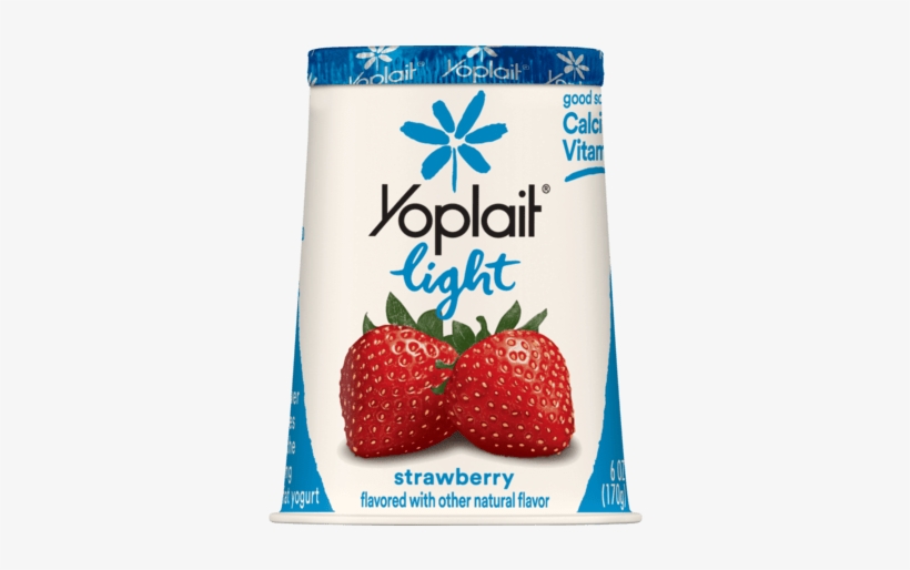 Strawberry - Yoplait Strawberry Yogurt, transparent png