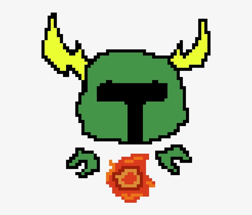 Green Fireball Monster - Cartoon, transparent png