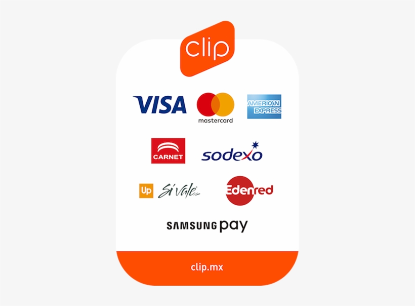 Acepta Las Principales Tarjetas - Pago Con Tarjeta Clip, transparent png
