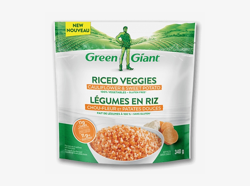Green Giant* Cauliflower & Sweet Potato Riced Veggies - Green Giant Riced Veggies, Cauliflower Medley - 12, transparent png