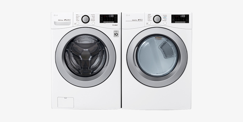 Image For Lg Front Load Washer And Dryer Set - Wm3500cw, transparent png