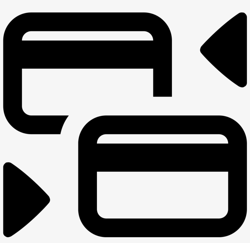 Intercambio De Tarjetas Icon - Icon, transparent png