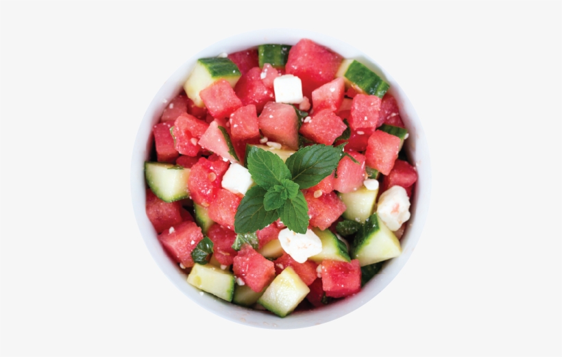 Insalata Anguria Cetrioli Feta, transparent png