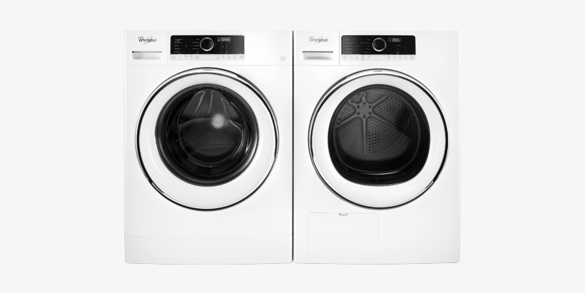 Image For Whirlpool Front Load Washer And Dryer Set - Whirlpool 4.3 Cu.ft Compact Ventless Heat Pump Dryer, transparent png
