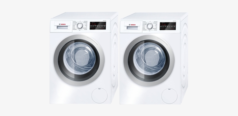 Image For Bosch Washer And Dryer Set - Bosch 500 Series Wat28401uc Front-loading Washer -, transparent png