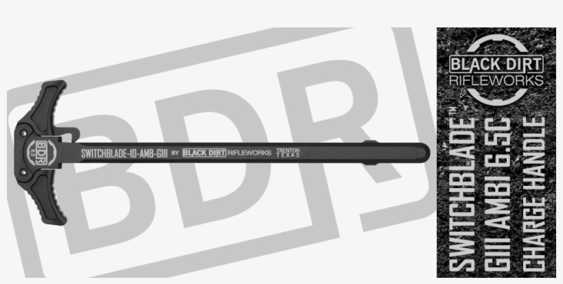 Black Dirt Rifleworks™ Switchblade10 Giii Ambidextrous - Armalite Ar-10, transparent png