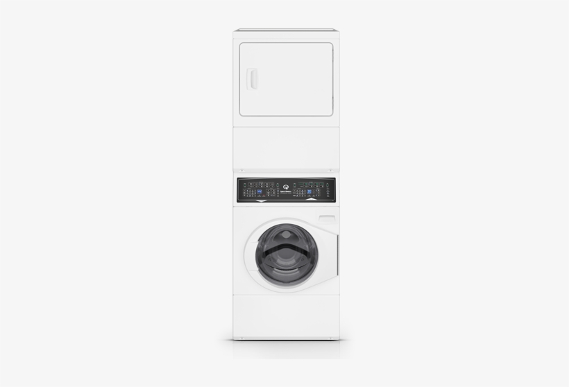 Speed Queenwhite Stacked Washer Dryer - Speed Queen Stacked Washer & Dryer 10kg, transparent png