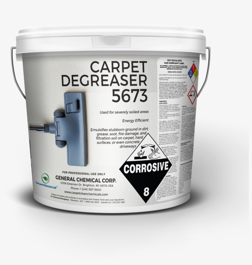 Carpet General Carpet Fiber Rinse 53105 (5 Gallon), transparent png