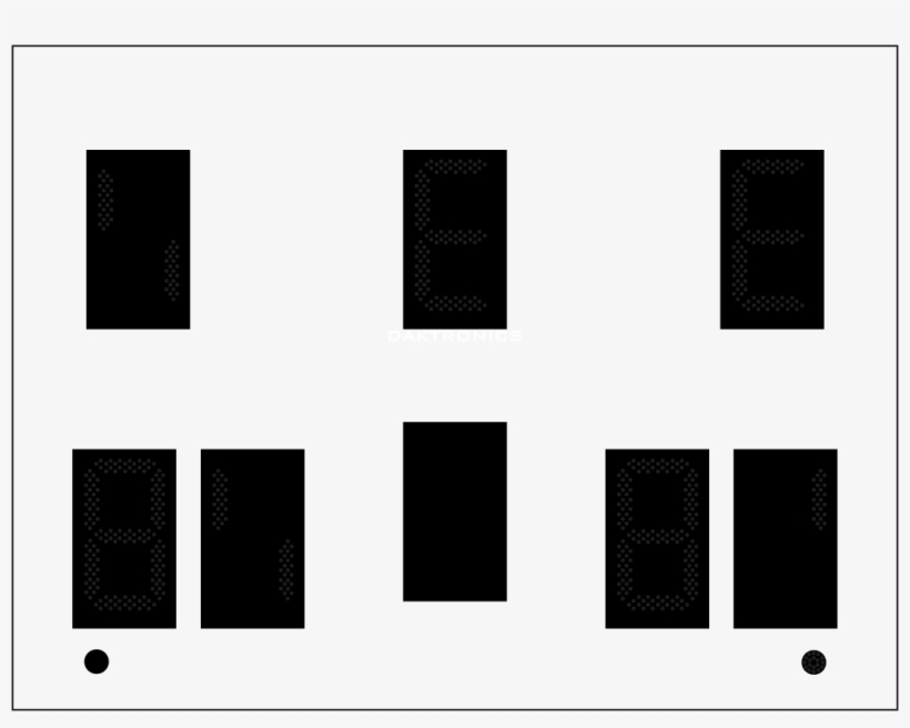 Scoreboard Colors - Monochrome, transparent png