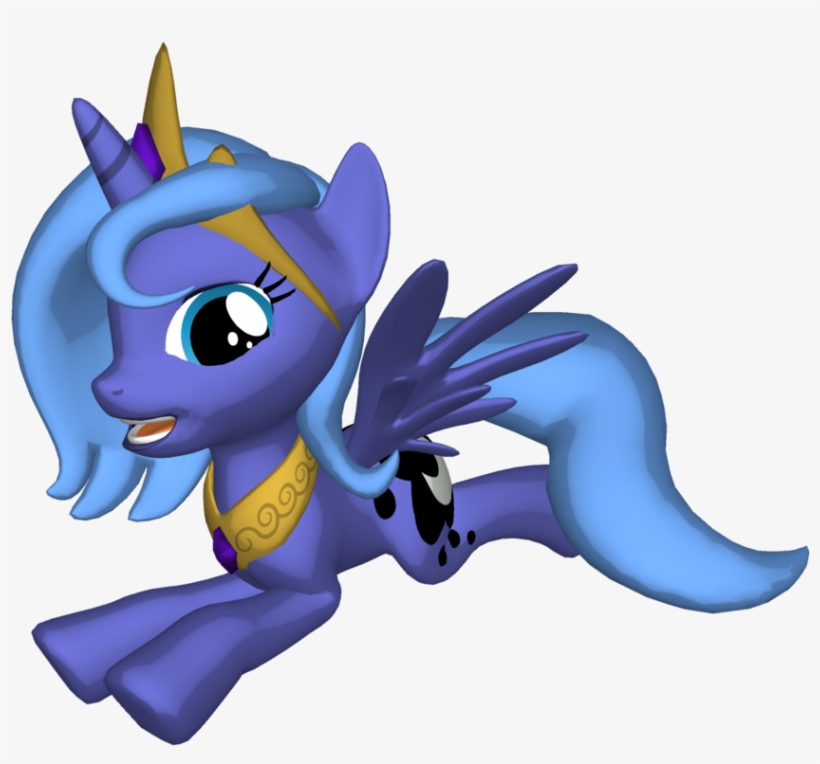 3d, Crown, Cute, Filly, Lunabetes, Princess Luna, Safe, - Cartoon, transparent png