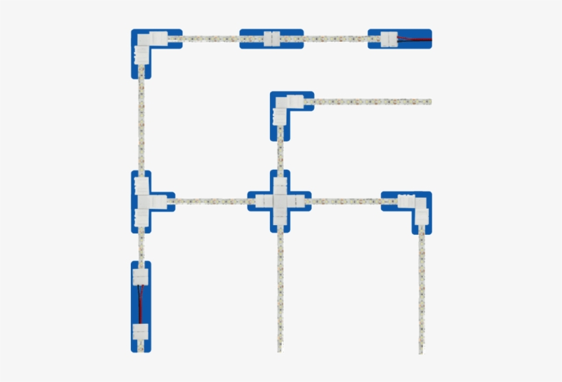 Led Strip Light Connector Kit Dc 12v, transparent png