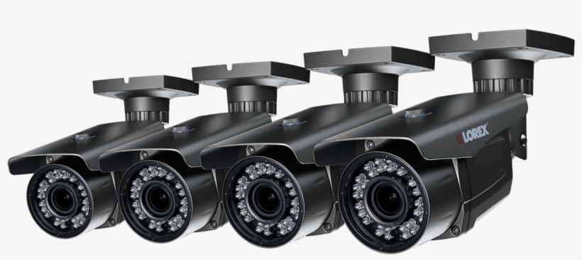 1080p Hd Security Bullet Cameras With Motorized Varifocal - Hd Security Cameras 1080p With Motorized Varifocal, transparent png