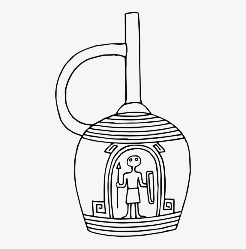 Line Art Drawing Vase Pencil Computer Icons - Drawing, transparent png