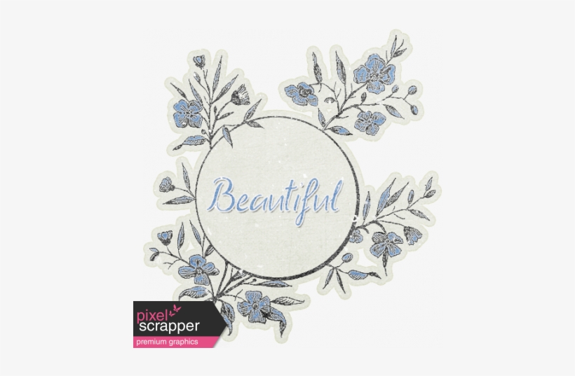 Elegant Autumn Flower Sticker - London, transparent png