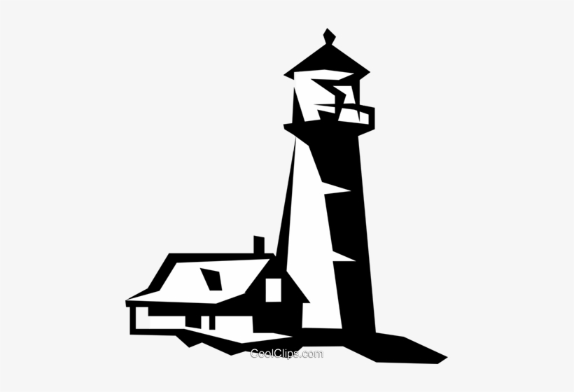 House Beside A Lighthouse Royalty Free Vector Clip - Maritime Law In The Second Half, transparent png