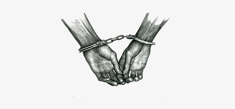 This Is How I Feel Rn - Hand In Handcuffs Drawing, transparent png