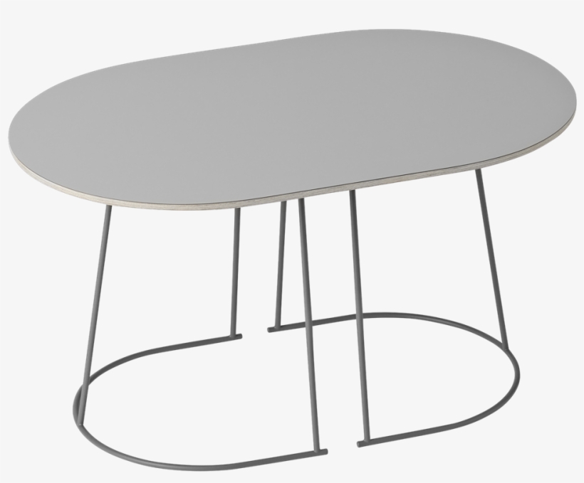 16912 Airy Coffee Table Nano Small Grey 1515668071 - Muuto - Airy Coffee Table Small / Grey, transparent png