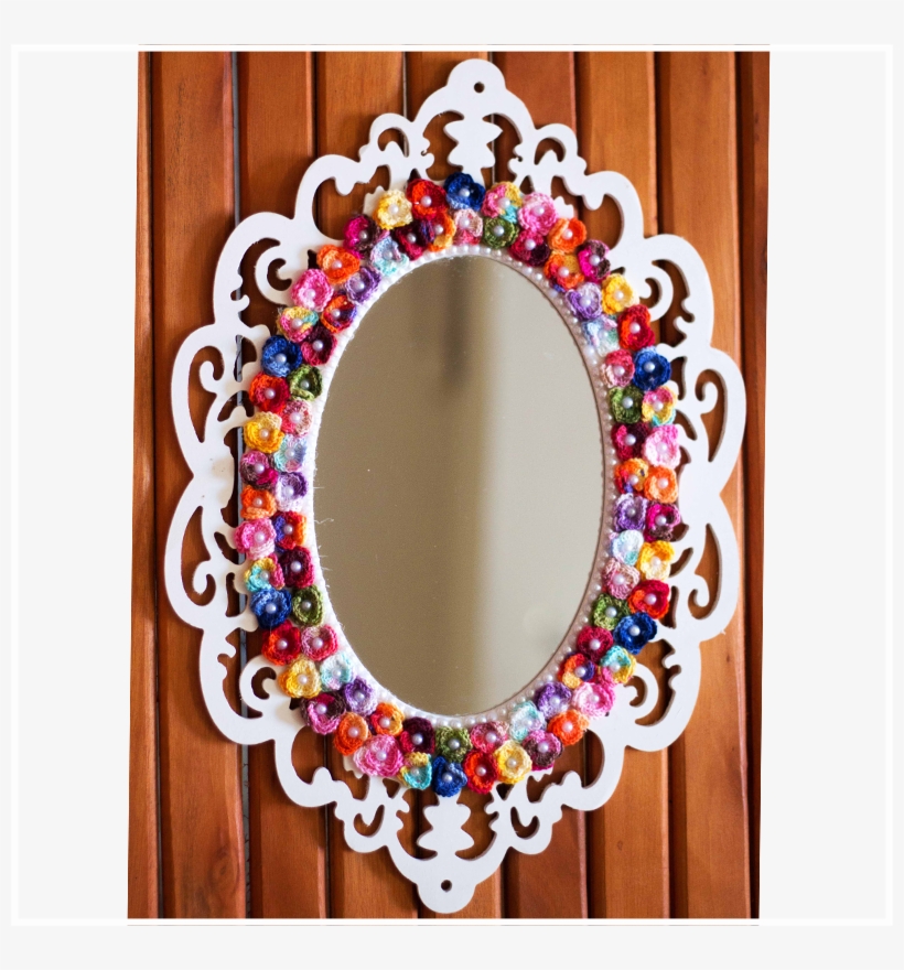 Espelho Crochê - Crochet, transparent png