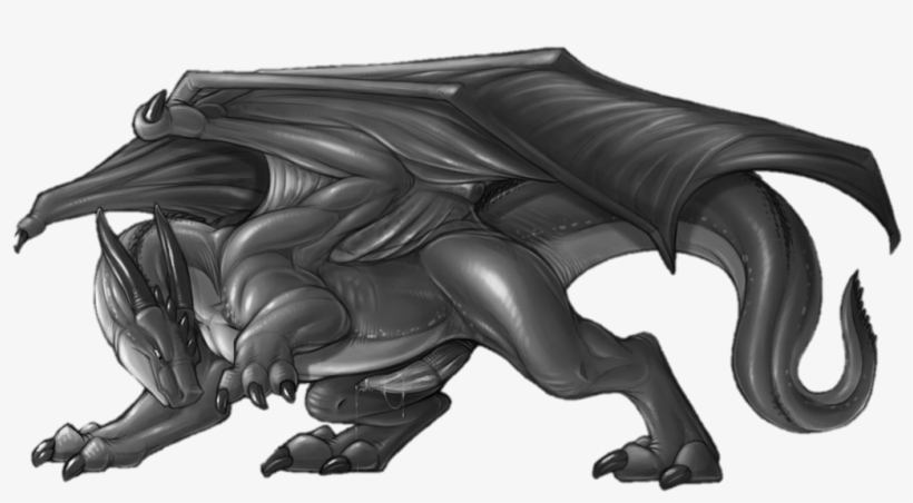 Dragon With Erect Penis Turned Into Stone - Dragon, transparent png