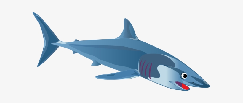 Shark Clip Art - Blue Shark Clip Art, transparent png