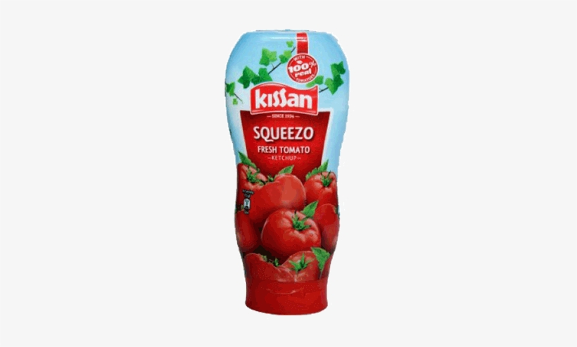 Kissan Squeezo Fresh Tomato Ketchup, transparent png