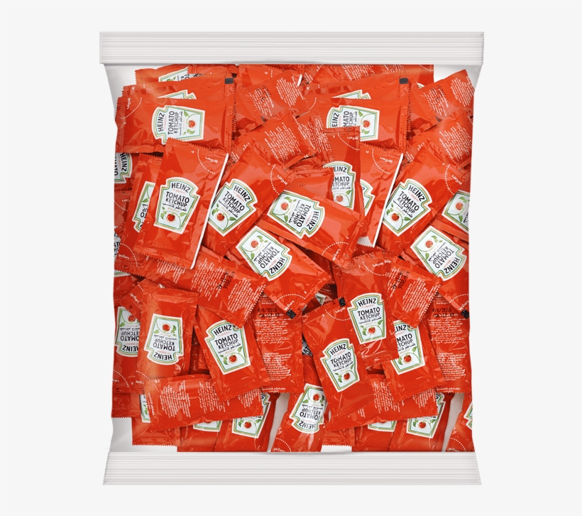 Heinz Tomato Ketchup Sachet 9g - Biscuit, transparent png