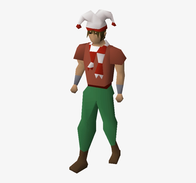 A Player Wearing A Jester Hat - Helm Of Neitiznot, transparent png