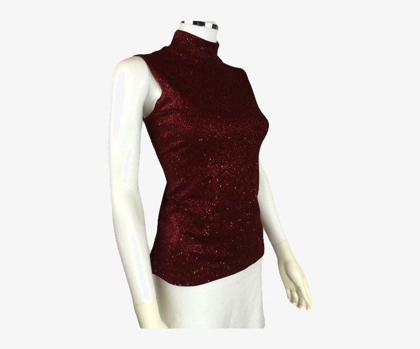 Sparkling Rose Patch Top Size M - Mannequin, transparent png