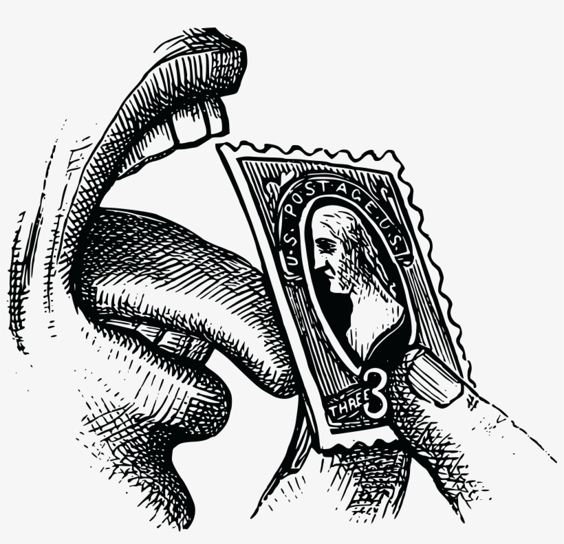 Free Clipart Of A Tongue Licking A Stamp - Tongue, transparent png