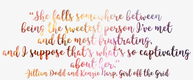 Girl Off The Grid Quote - Lilac, transparent png