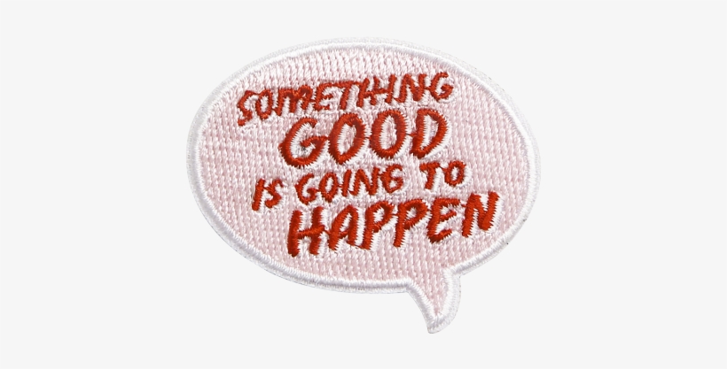 Something Good Patch Something Good Patch - The Paper Bunny, transparent png