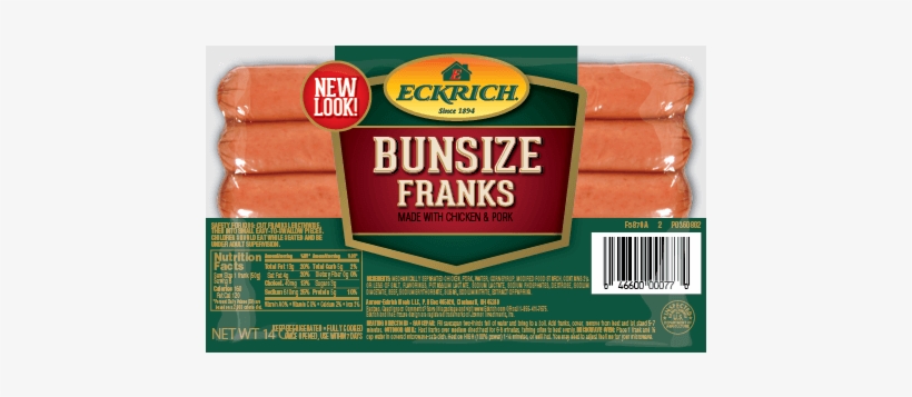 Bun Size Franks - Bun Size Hot Dogs, transparent png