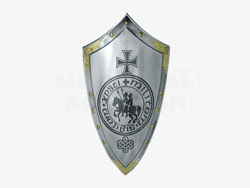 Templar Knight Steel Shield By Marto - Templar Knight Shield, transparent png