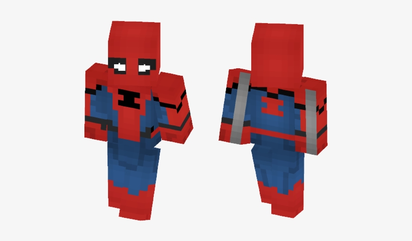 Spider Man - Spider Man - Homecoming - Comics Minecraft - Spider Man Ps4 Minecraft Skin, transparent png