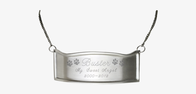 Engraved Pet Memorial Plaque Contoured Silver Plaques - Engraving, transparent png