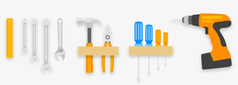 Linha Completa De Ferramentas - Vector Graphics, transparent png