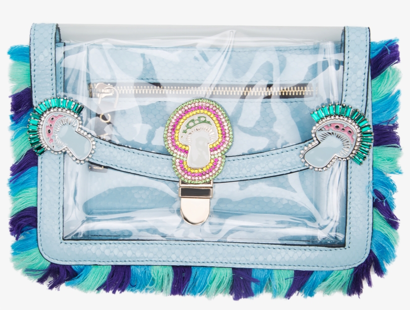 Magic Mushroom Crystal Fringe Clutch - Mushroom, transparent png