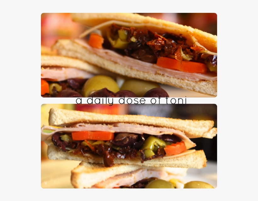 Italian Turkey Sandwich - Fast Food, transparent png