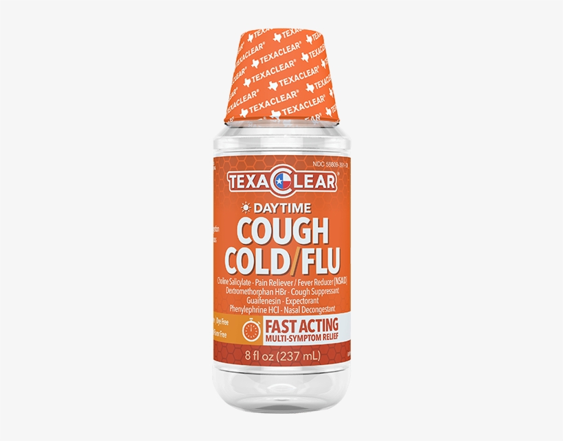 Texaclear® Daytime Cough, Cold & Flu - Pain Reliever, transparent png