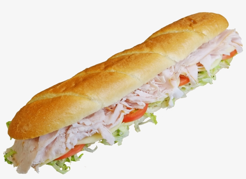 12 Inch Turkey Sub - Fast Food, transparent png