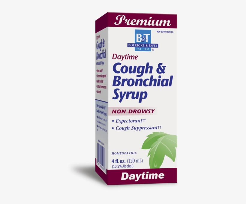 Bt Daytime Cough Bronchial Syrup - Boericke & Tafel - Cough & Bronchial Syrup, transparent png