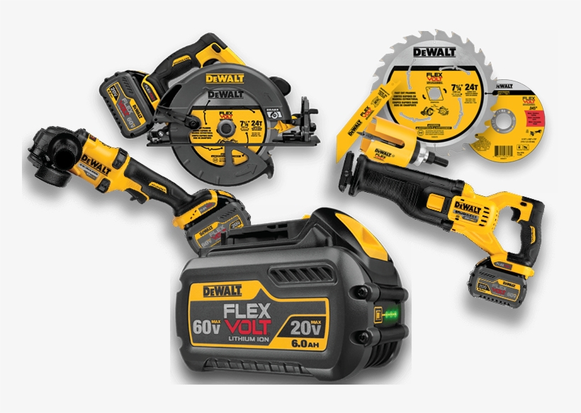 Engineered To Maximize Runtime - Dewalt 60v Max Flexvolt Cordless Lithium-ion 7-1/4, transparent png