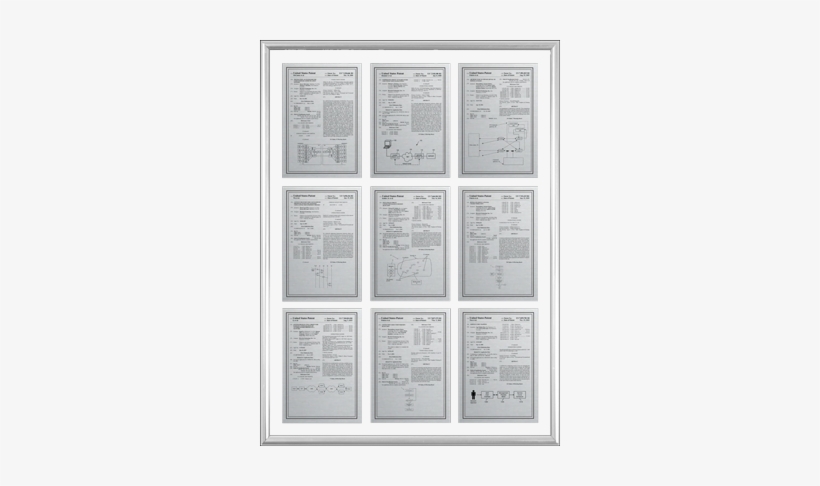 The Image Plate And Color Coordinated Metal Frame Is - Paper, transparent png