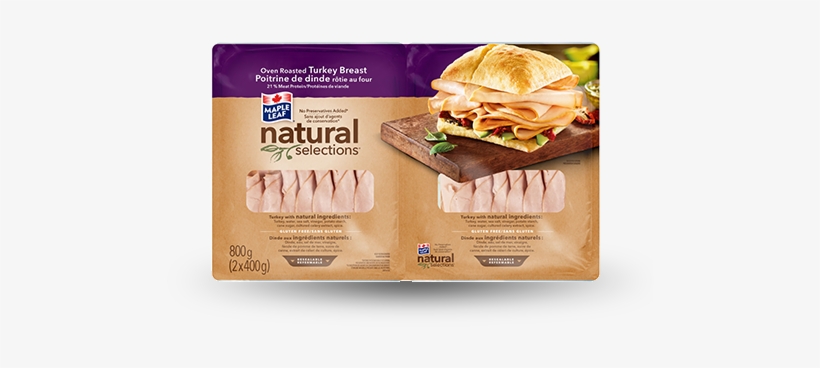 Maple Leaf Natural Selections Oven Roasted Turkey Breast - Maple Leaf Natural Selections Oven-roasted Turkey Breast, transparent png