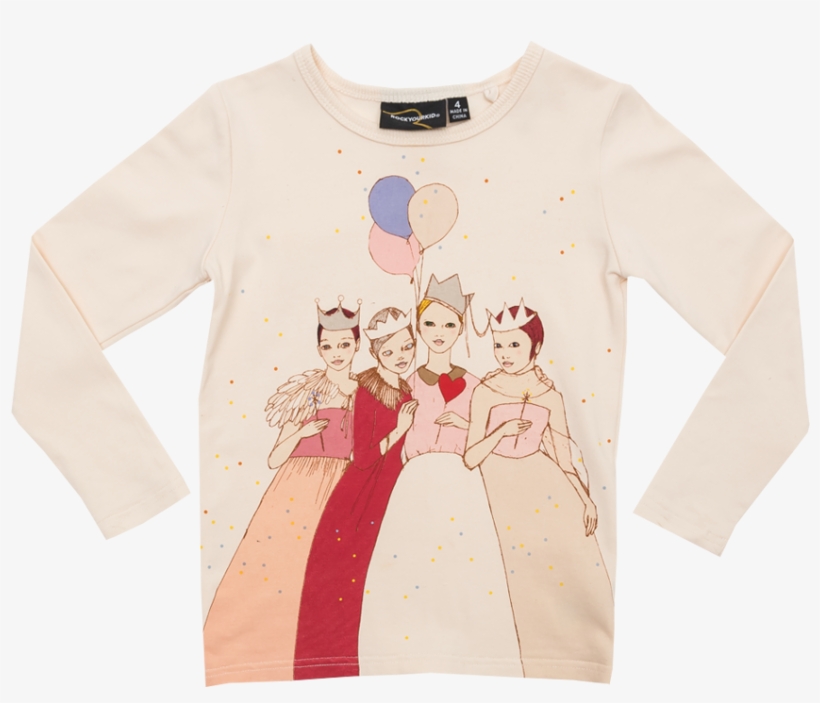 Party Girls T-shirt - Long-sleeved T-shirt, transparent png