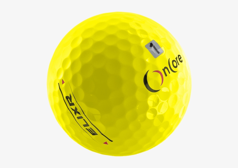 Elixr Ball Yellow Large - Golf Ball, transparent png