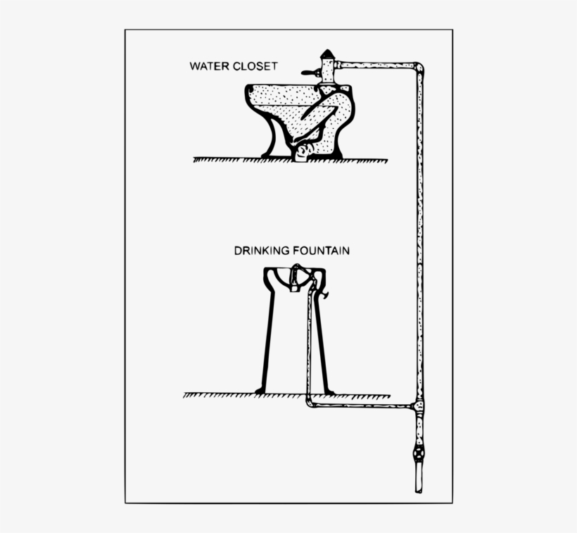 Drinking Fountains Toilet Water - Toilet, transparent png
