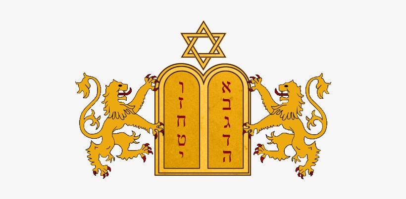 Top Images For Lion Judah Law Tablets On Picsunday - King Solomon Coat Of Arms, transparent png
