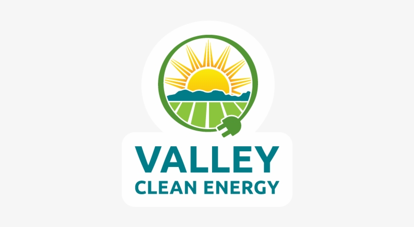 Vce Logo Color White-border - Valley Clean Energy Alliance, transparent png