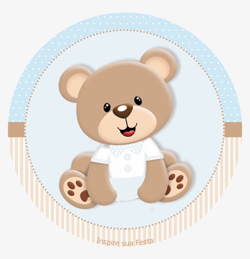Kit Festa Pronta Para Chá De Bebê Tema Ursinho - Teddy Bear Png For Baby, transparent png